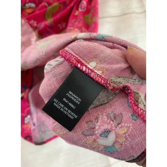 Torrid Women's Midi Button Front Rayon Slub Pink Dress - 1XL - Picture 13 of 15